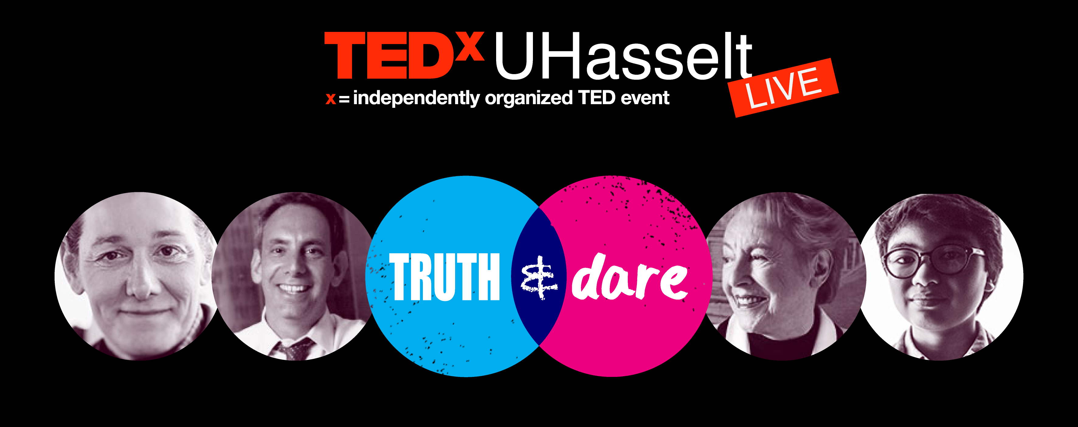 TEDxUHasseltLive Banner